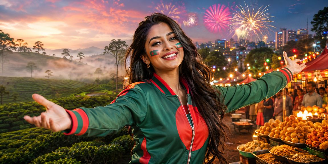 সিলেটের চা বাগানে বসে gk7777 - এ ক্রিকেট বেটিং উপভোগ করছেন একজন ব্যবহারকারী